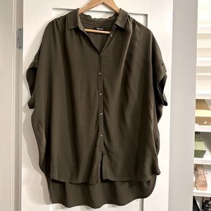 Madewell short sleeved blouse